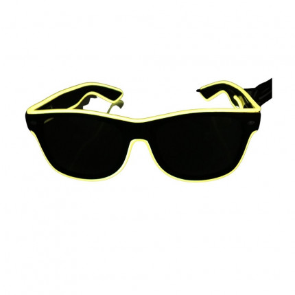 Óculos com Led Neon Restart - Amarelo