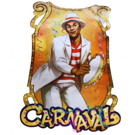 Painel Decorativo de Carnaval - Sambista