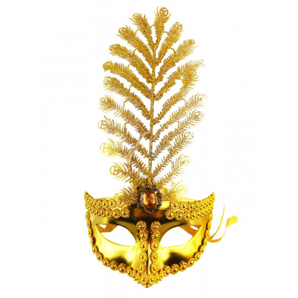Máscara Veneziana Pinheiro - Dourado