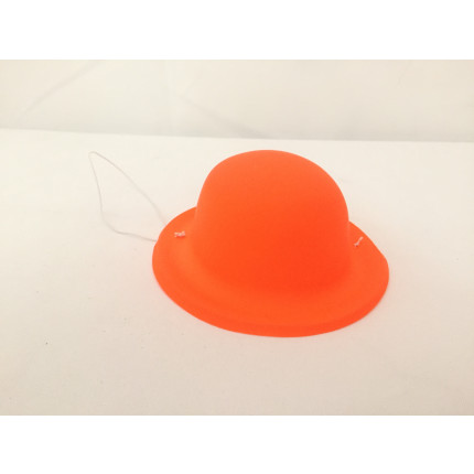 Mini Chapéu Coquinho Neon Liso - Laranja