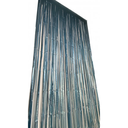 Cortina Metalizada Fosca - Azul Claro