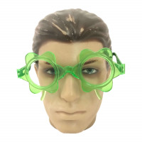Óculos Trevo St Patrick Cítrico sem lente - Verde