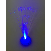 Abajur Fibra Ótica Peteca - Azul Royal - 2