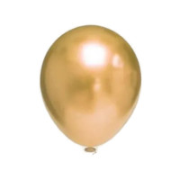 Balão 9" Joy com 25 Metálico Ouro
