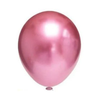 Balão 9" Joy com 25 Metálico Rosa