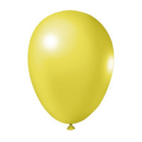 Balão 07" 18 cm Balloontech com 50 - Amarelo Limão