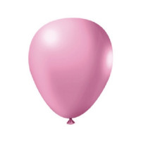 Balão 6,5" 17 cm Joy com 25  Rosa Bebe