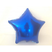 Balão Estrela 12" 30 cm metalizado - Azul