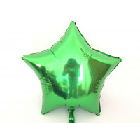 Balão Estrela 20" 50 Cm Metalizado - Verde Limão