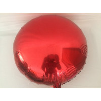 Balão Redondo 20" 50 Cm Metalizado - Vermelho
