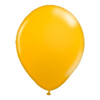Balão 09" 23 cm Balloontech com 50 - Amarelo Ouro