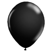 Balão 09" 23 cm Balloontech com 50 - Preto 