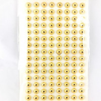 Cartela Meia Pérola Metalizada com 120 - Dourado