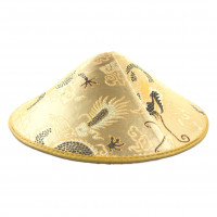 Chapéu Chinês Dourado