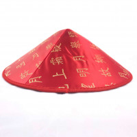 Chapéu Chinês Vermelho