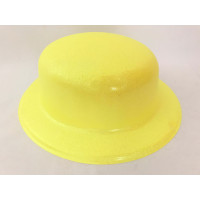 Chapéu Coquinho Neon com Glitter - Amarelo Fluorescente