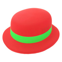 Chapéu Coquinho Neon C/ Fita - Vermelho - 1