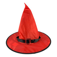 Chapéu de Bruxa com Led Vermelho