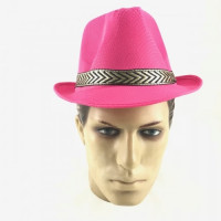 Chapéu Malandro Colorido - Rosa Pink