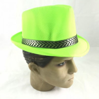 Chapéu Malandro Colorido - Verde Limão - 1