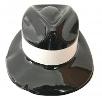 Chapéu Malandro de Plástico - Preto