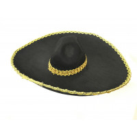 Chapéu Mexicano Sombrero - Dourado - 3