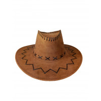 Chapéu Cowboy Camurça - Marrom Claro - 2