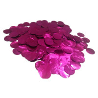 Confete Metalizado Para Balão - Rosa Choque