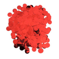 Confete Metalizado Para Balão - Vermelho