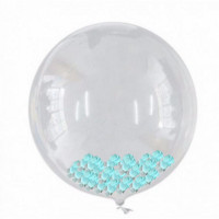 Confetes para Decoração de Balões - Azul Bebê