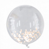 Confetes para Decoração de Balões - Creme