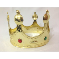 Coroa Rainha Ajustável - Dourado