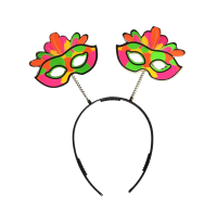 Tiara Máscara de Carnaval Neon com 10