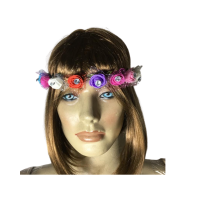 Tiara Flor com Strass -  Colorido