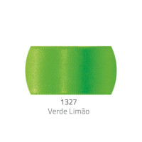 Fita Cetim 15 mm x 1 m - 1327 Verde Limão