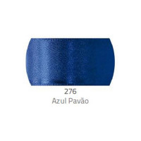Fita Cetim 15 mm x 1 m - 276 Azul Pavão