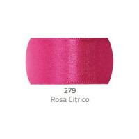 Fita Cetim 7 mm X 1 m -279 - Rosa Cítrico