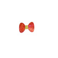 Gravata Borboleta Holográfica com 12 - Vermelho - 1