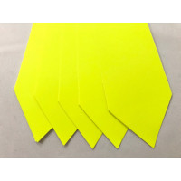 Gravata Fluorescente Neon Pct C/ 12 - Amarelo Canário
