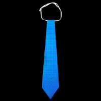 Gravata Holográfica com 12 - Azul Royal