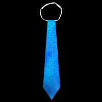 Gravata Holográfica - Azul Royal - 1