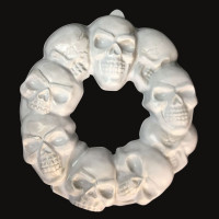 Enfeite Guirlanda Halloween - Cranio