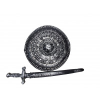 Kit Guerreiro Medieval - Espada e Escudo
