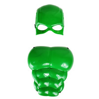 Kit Peitoral Infantil e Mascara Heroi Verde