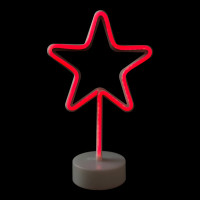 Luminária Neon - Estrela - Vermelho - 3