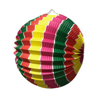 Luminária Redonda Colorida 25 cm Festa Junina - 6