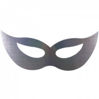  Máscara Holográfica Gatinha com 12 8800 - Prata