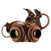 Máscara Steampunk Veneziana Bronze