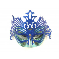 Máscara Veneziana Reggi - Azul Royal