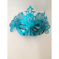 Máscara Veneziana Reggi - Azul Turquesa